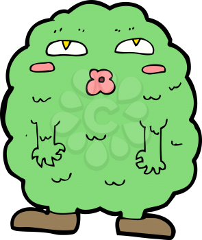 Royalty Free Clipart Image of a Monster