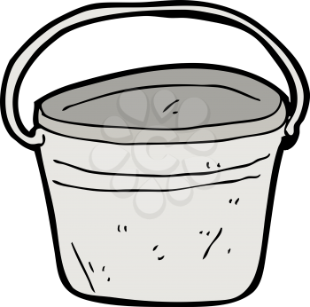 Royalty Free Clipart Image of a Bucket