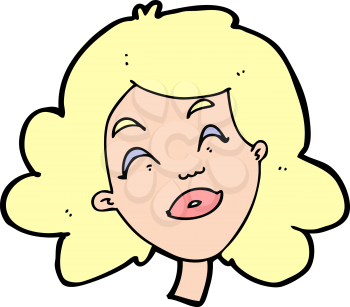 Royalty Free Clipart Image of a Woman 