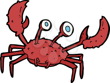 Royalty Free Clipart Image of a Crab