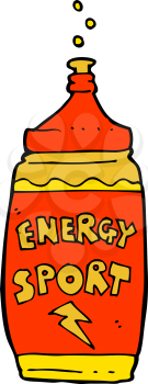 Royalty Free Clipart Image of a Sport Drink