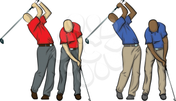 Golfer Illustrations
