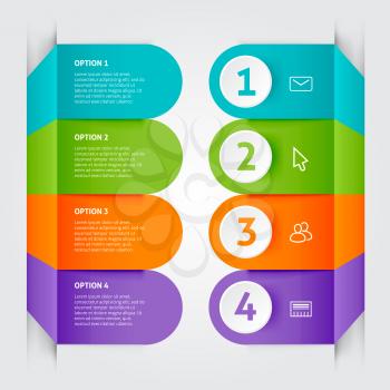 Minimal colorful infographics elements. Vector elements. Parts of infographic.