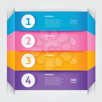 Minimal colorful infographics elements. Vector elements. Parts of infographic.