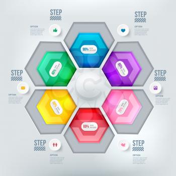 Infographics element number template. Can be used for workflow layout, diagram, business step options, banner, web design