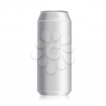  illustration with drink can on a white background