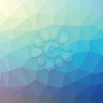 Illustration  with abstract polygonal  background. Graphic Design Useful For Your Design. Blue background texture design on border. Water  background.