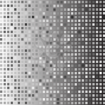 Grey Abstract Mosaic Background for Your Design.