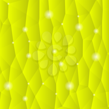 Abstract Yellow Polygonal Background for Your Design