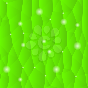 Abstract Polygonal Green Background for Your Design.