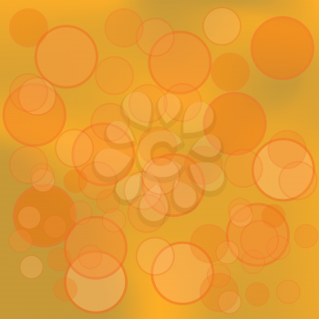 Abstract Orange Circle Background for Your Design.