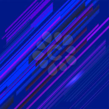 Abstract Blue Line Background. Abstract Geometric Pattern.