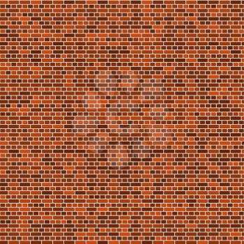 Brick Wall Background. Abstract Red Brick Pattern