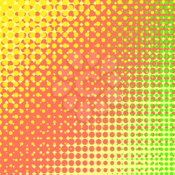  Dots on Yellow Background. Halftone Texture. Halftone Dots. Halftone Effect