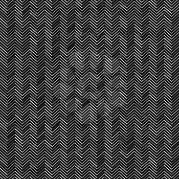 Abstract Zig Zag Pattern. Grey Line Background.