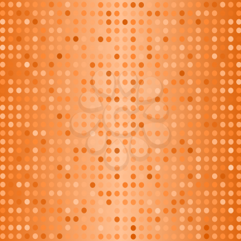 Halftone Pattern. Set of Halftone Dots. Dots on Orange Background. Halftone Texture. Halftone Dots. Halftone Effect.