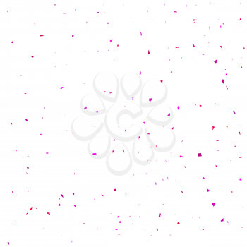 Pink Confetti Isolated on White Background. Confetti Background.