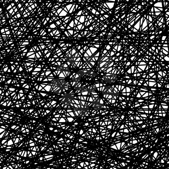 Abstract Black Line Background. Grunge Black Line Pattern