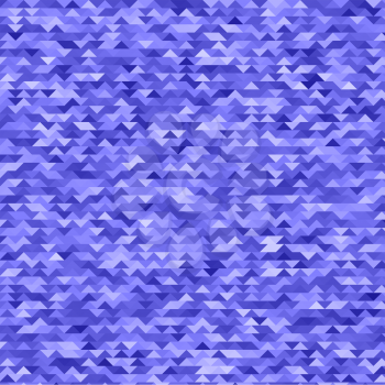 Abstract Mosaic Blue Triangles Background for Your Design