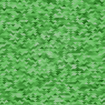 Abstract Mosaic Green Triangles Background for Your Design