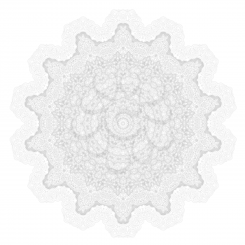 Ornamental Line Pattern. Endless Texture. Oriental Geometric Ornament