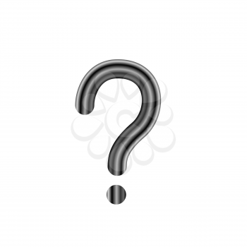 Question Mark Icon Isolated on White Background