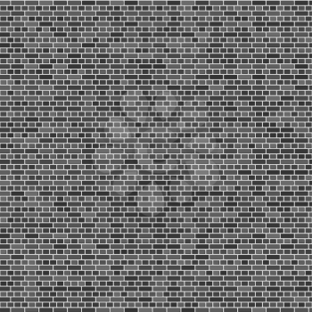 Brick Wall Background. Abstract Grey Brick Pattern.