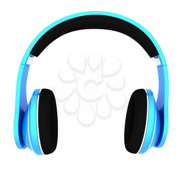 headphones on a white background