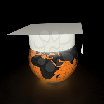 Global Education. 3d illustration