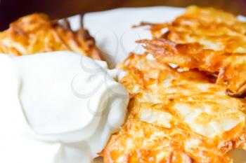 Photo of Russian Traditional potatos pie with sour cream