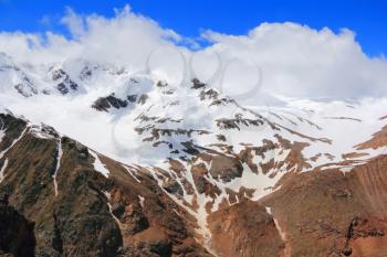 Image of beautiful landscape with Caucasus mountains