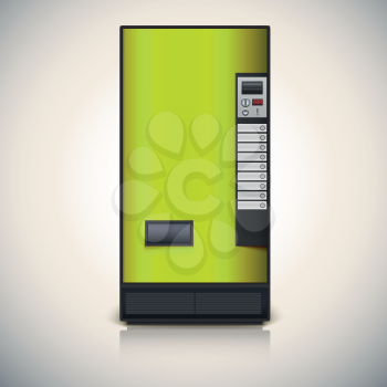 Vending machine for the sale of drinks. Vector drawing for your design and advertisements