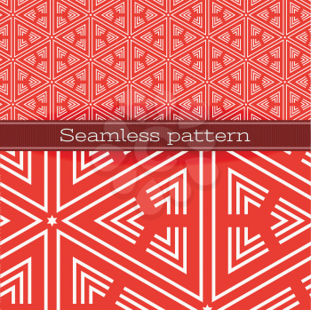 Vector geometric seamless pattern, stylish geometric background