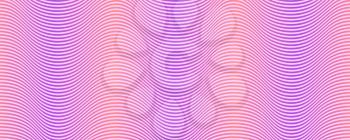 Waves from line. Multi colored abstract background with wavy lines. Vector illustration, EPS10.