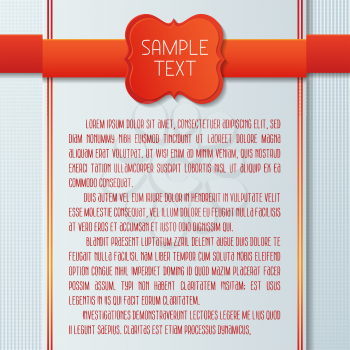 Vector design template. There is place for your text.