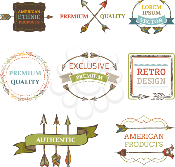 Ethnic retro design. There is place for your text.