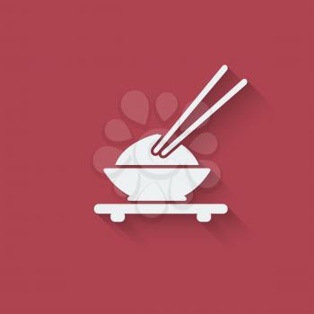 Asian food design element - vector illustration. eps 10