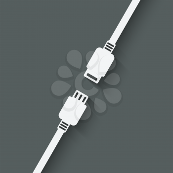 connection concept symbol - vector illustration. eps 10