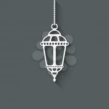 Ramadan lantern design element - vector illustration. eps 10