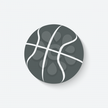 basketball sport icon - vector illustration. eps 10