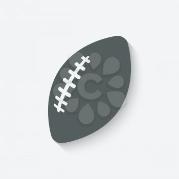football sport icon - vector illustration. eps 10