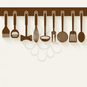 Kitchen Utensil Set - vector illustration. eps 10