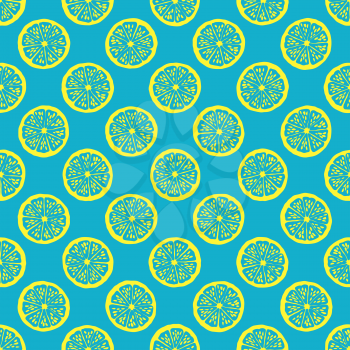 lemon seamless pattern - vector illustration. eps 8