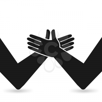 Handshake. Partnership concept vector illustration - eps 10
