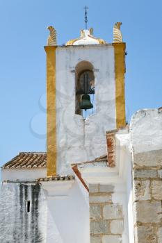 tower with bell in Algarve, Portugal