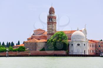 cemetery on San Michele island in Venice, Italy