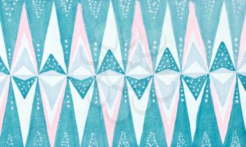 abstract ornament - stylized ice crystal pattern