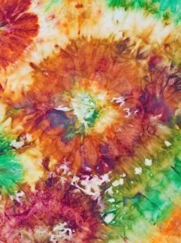 abstract floral pattern of nodular painted batik