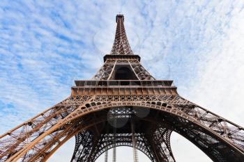 arch supports of Eiffel Tower in Paris