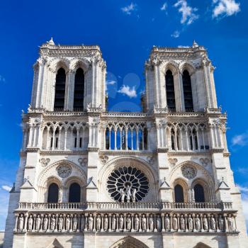 towers of Cathedral Notre-Dame de Paris